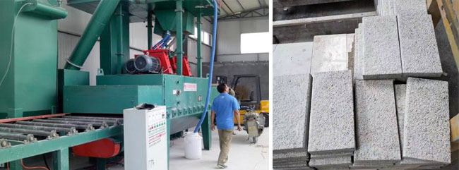 地面磚毛化機(jī)，石材拋丸機(jī)